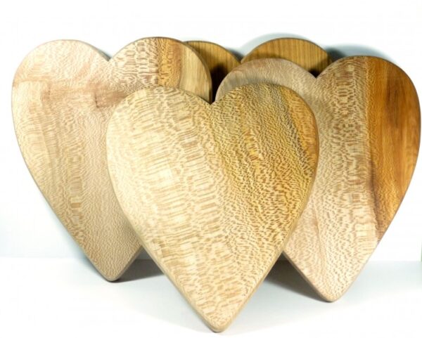 Handmade Heart Shape One Piece Chopping Boards