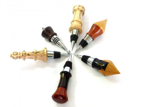 Selection of Handmade Supersize Jumbo Unique Wooden Wine Stoppers